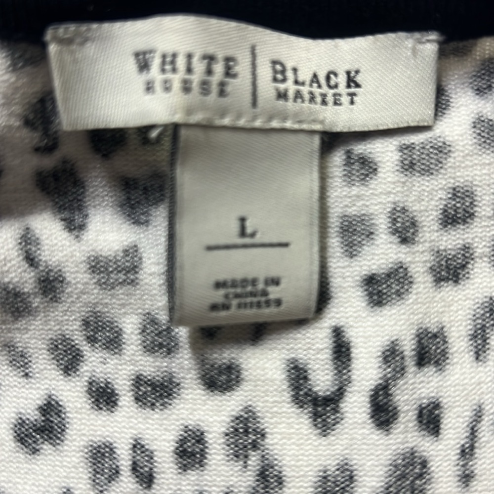 WHBM Leopard Ribbed Cardigan - Picture 4 of 6